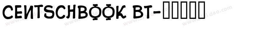 CentSchbook BT字体转换